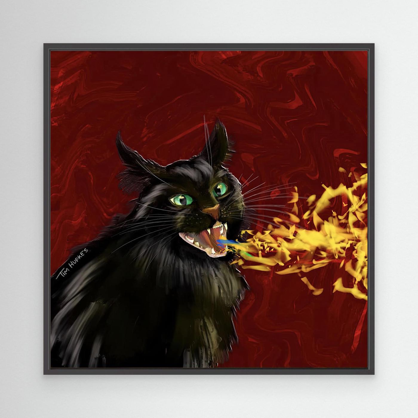 Dragon Cat | Fine Art Canvas Print