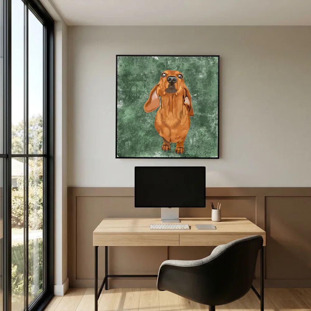 Marley the Dachshund | Canvas Print