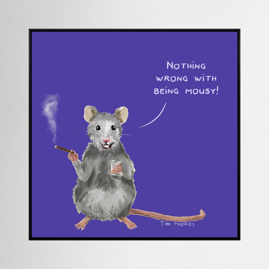 Mousy | Purple | Canvas Print