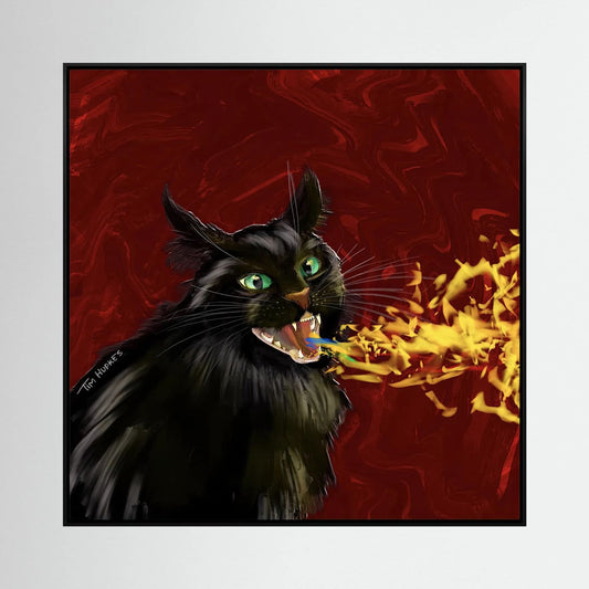 Dragon Cat | Canvas Print