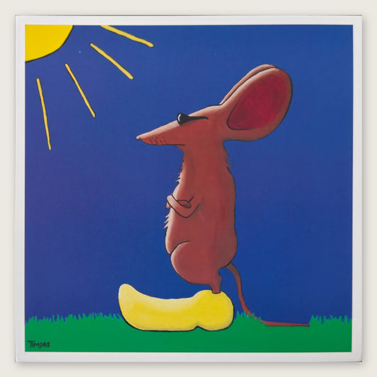 Cool Mouse on Clogs card by Tim Hupkes