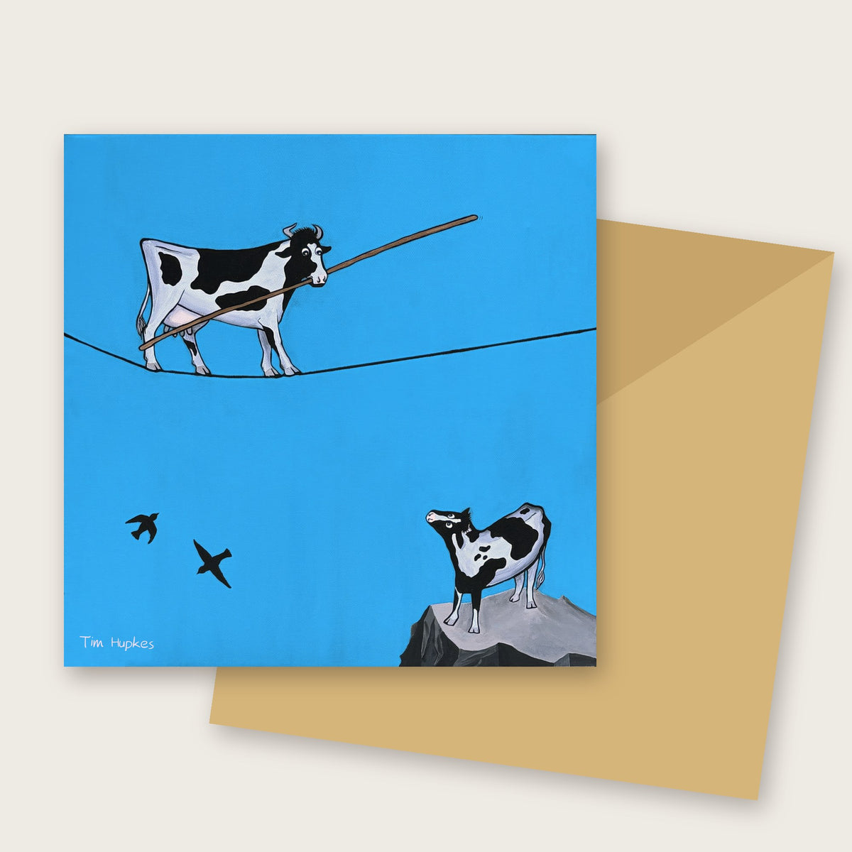 Daredevil greeting card by Tim Hupkes, with envelope