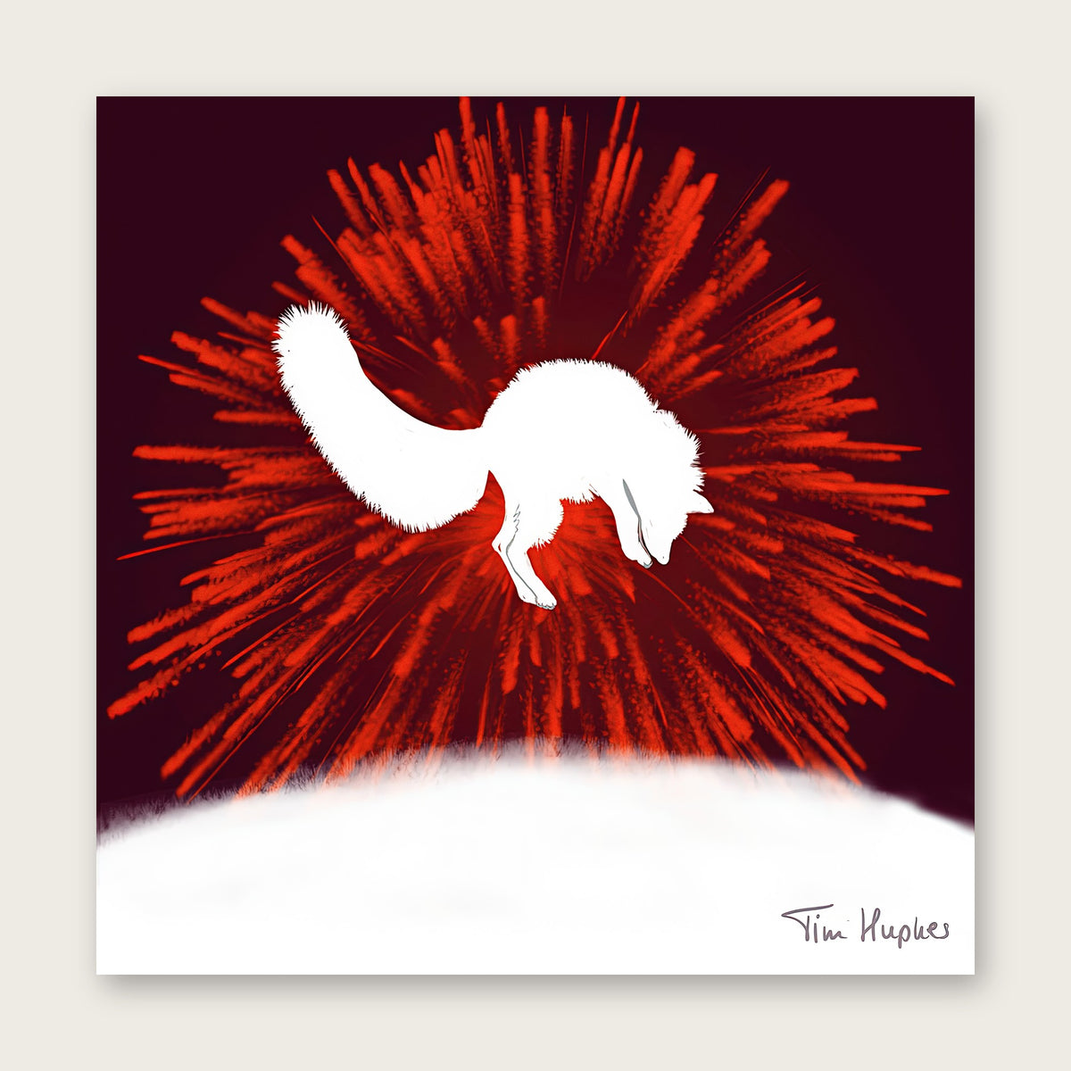 The Hunt greeting card by Tim Hupkes