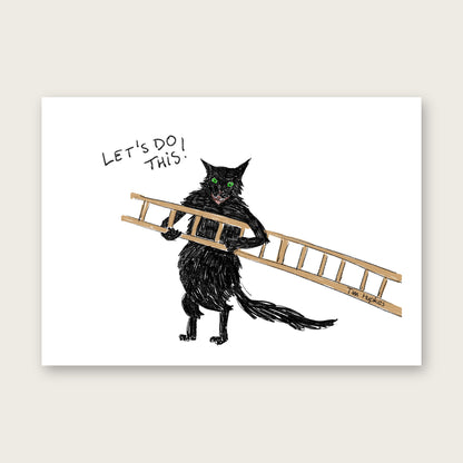 Chaos greeting card by Tim Hupkes