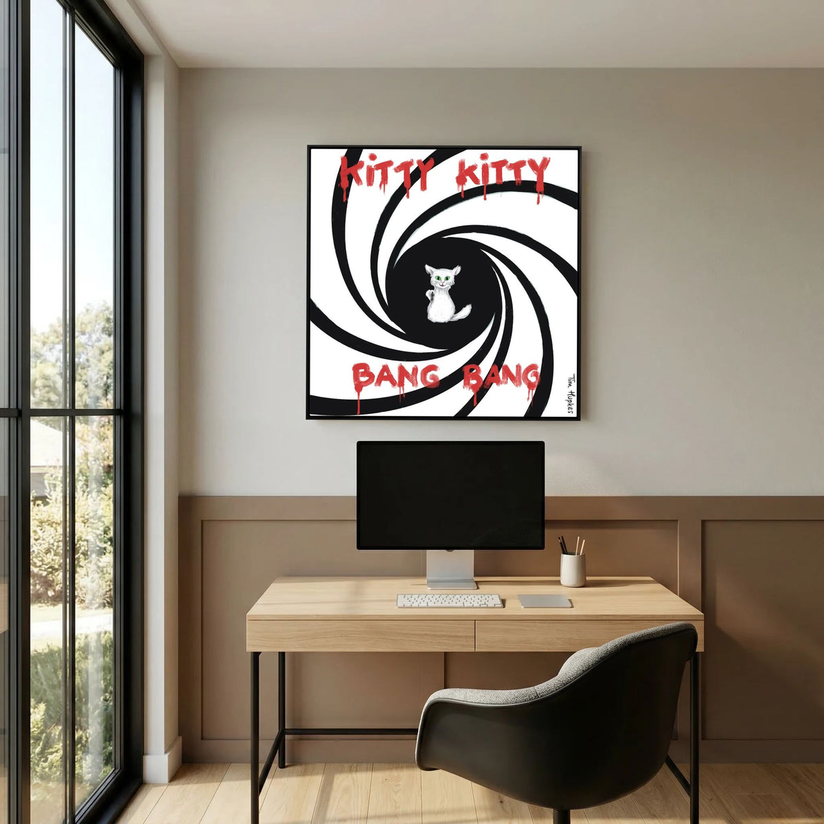 Kitty Kitty Bang Bang | Canvas Print