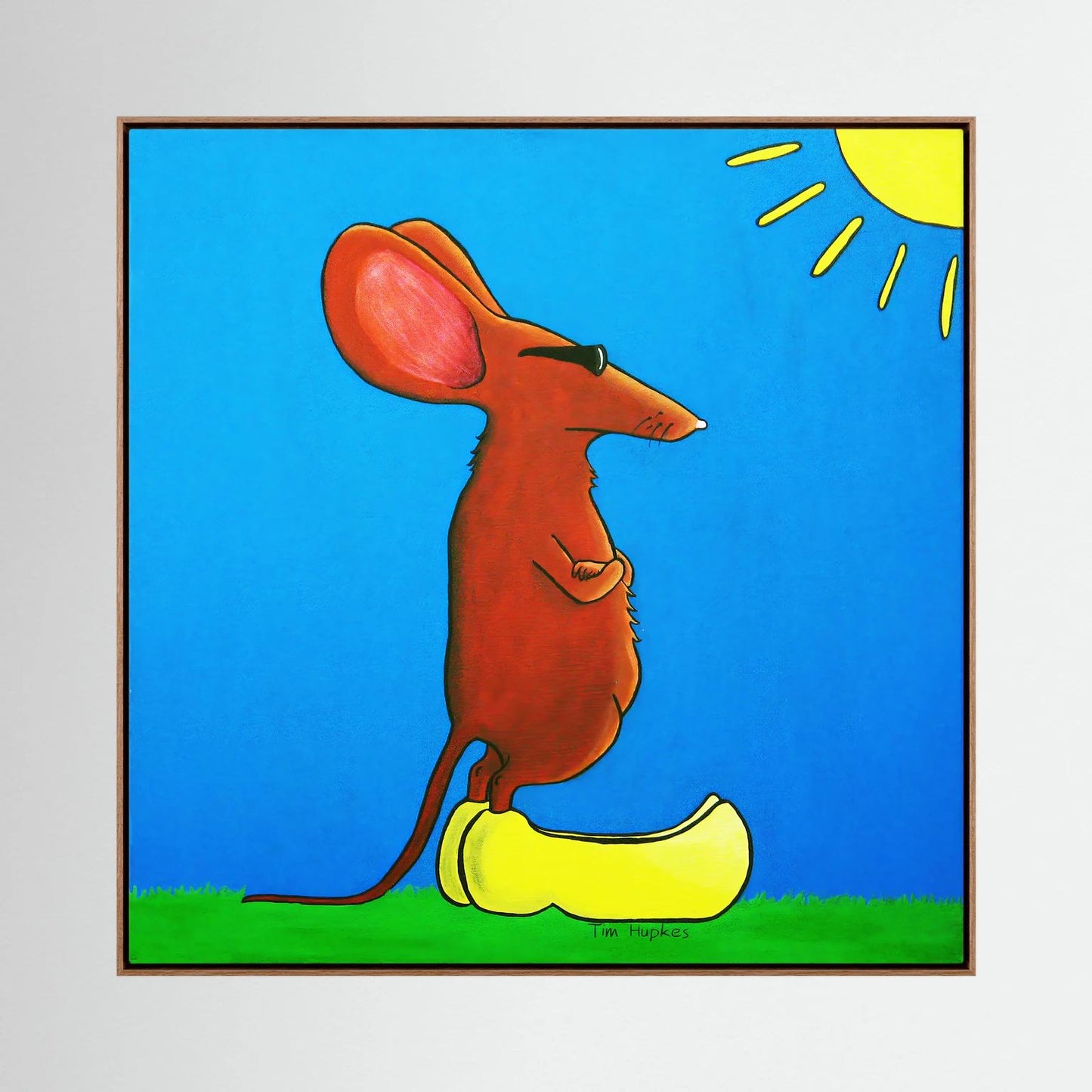 Cool Mouse | Canvas Print | 30 x 30