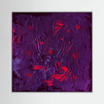 Electric Bloom | Canvas Print | 30 x 30