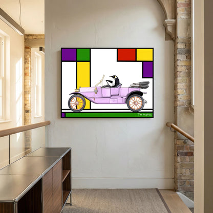 Going for a Spin (Mondriaan) | Canvas Print