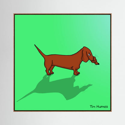 Knotted Dogs | Canvas Print | 30 x 30