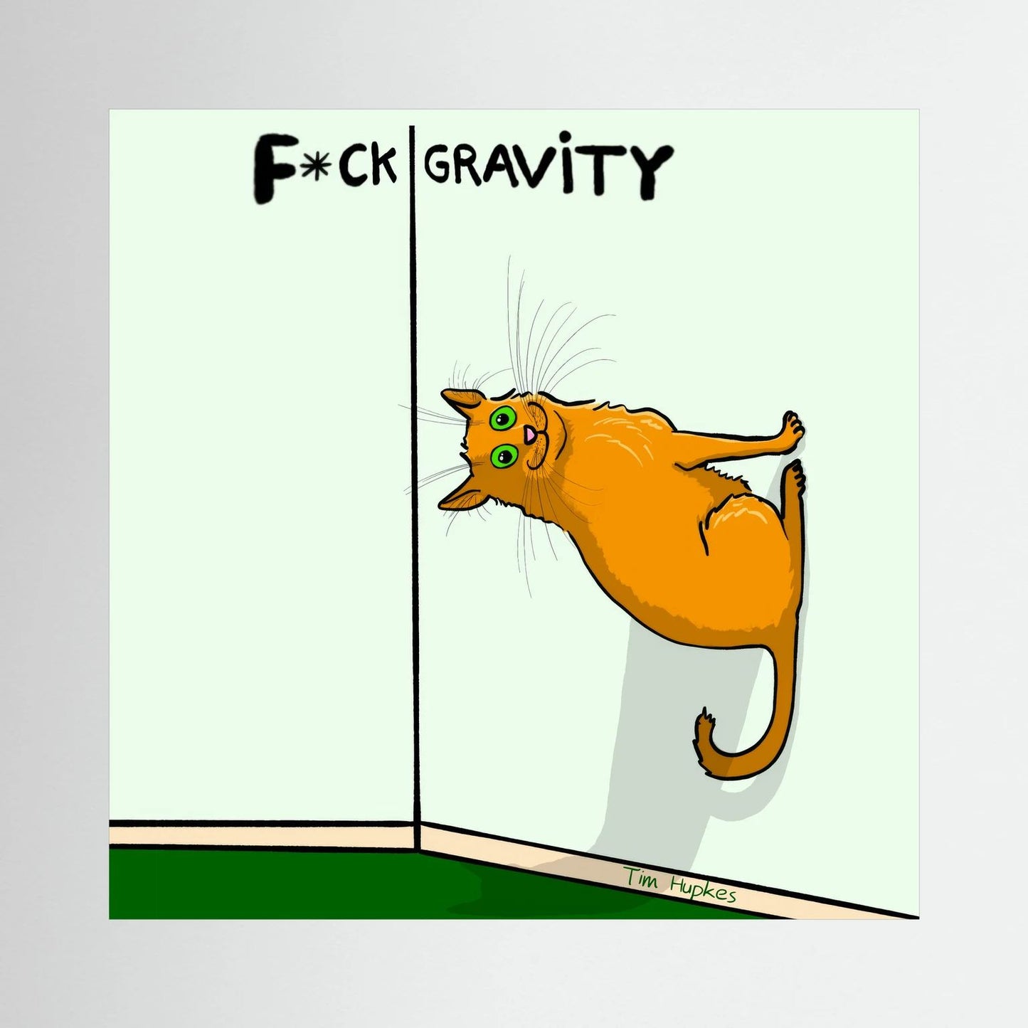 F•ck Gravity | Canvas Print | 30 x 30