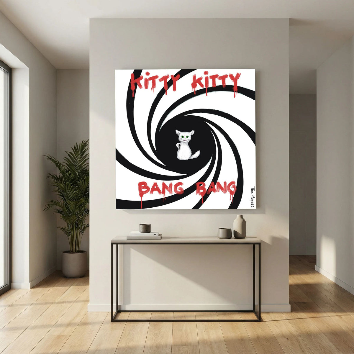 Kitty Kitty Bang Bang | Canvas Print