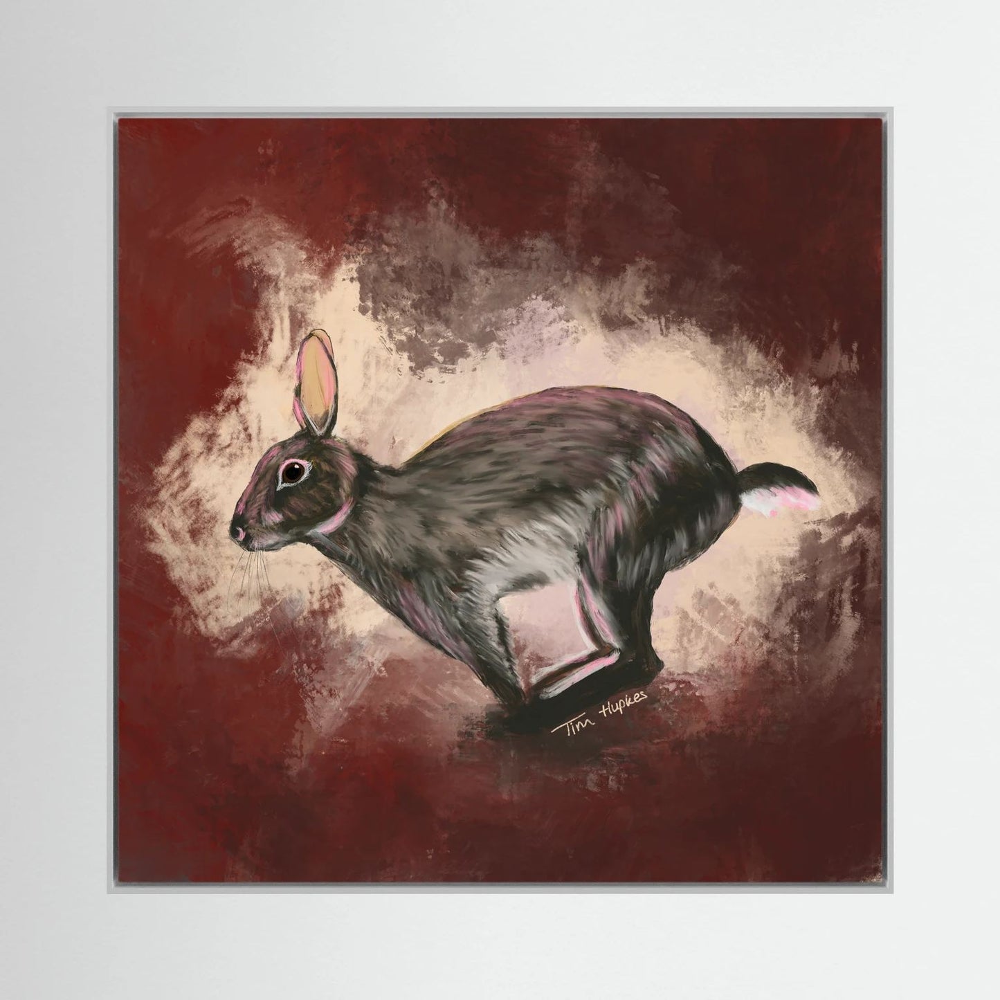Faith the Rabbit | Canvas Print | 30 x 30