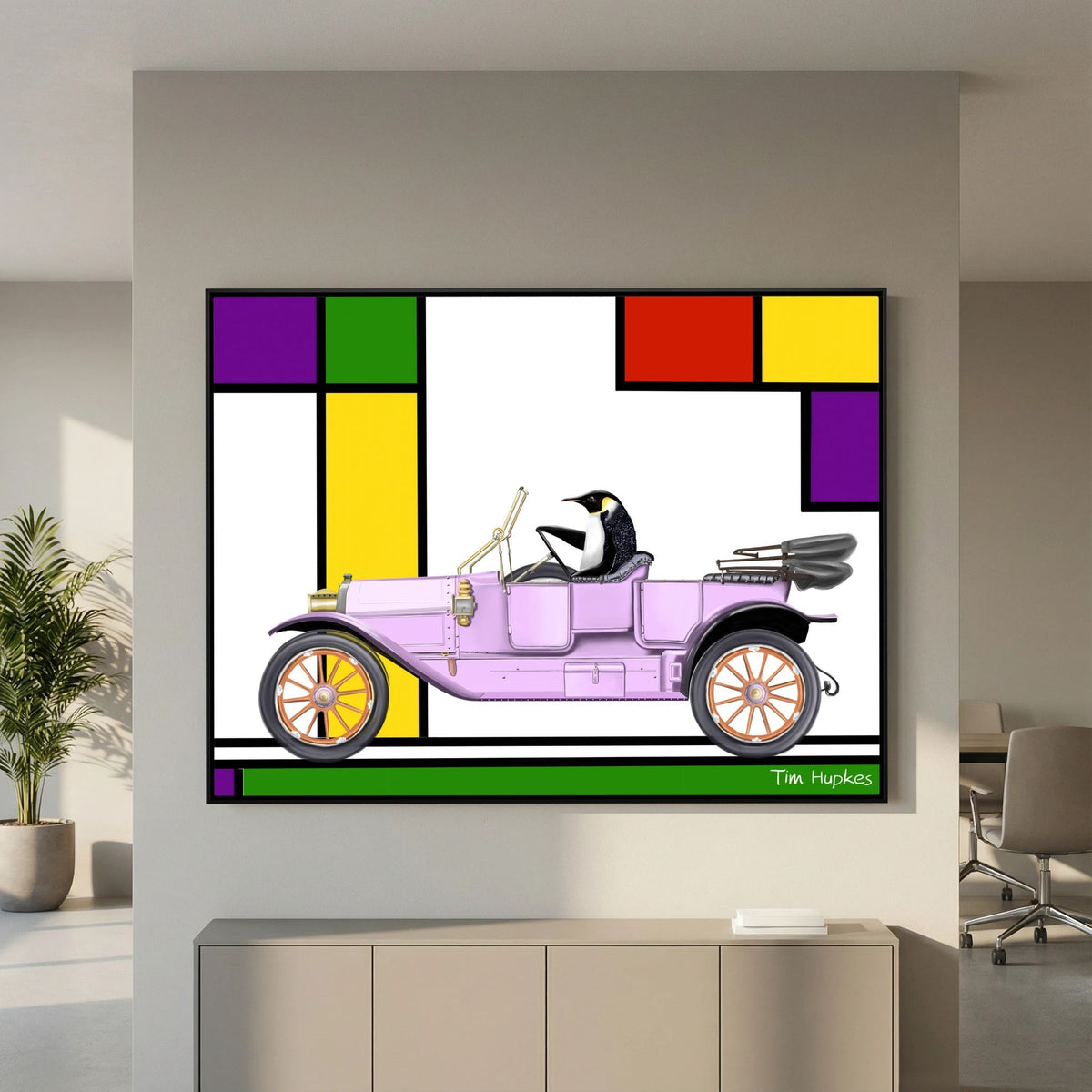 Going for a Spin (Mondriaan) | Canvas Print