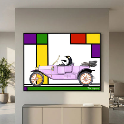 Going for a Spin (Mondriaan) | Canvas Print