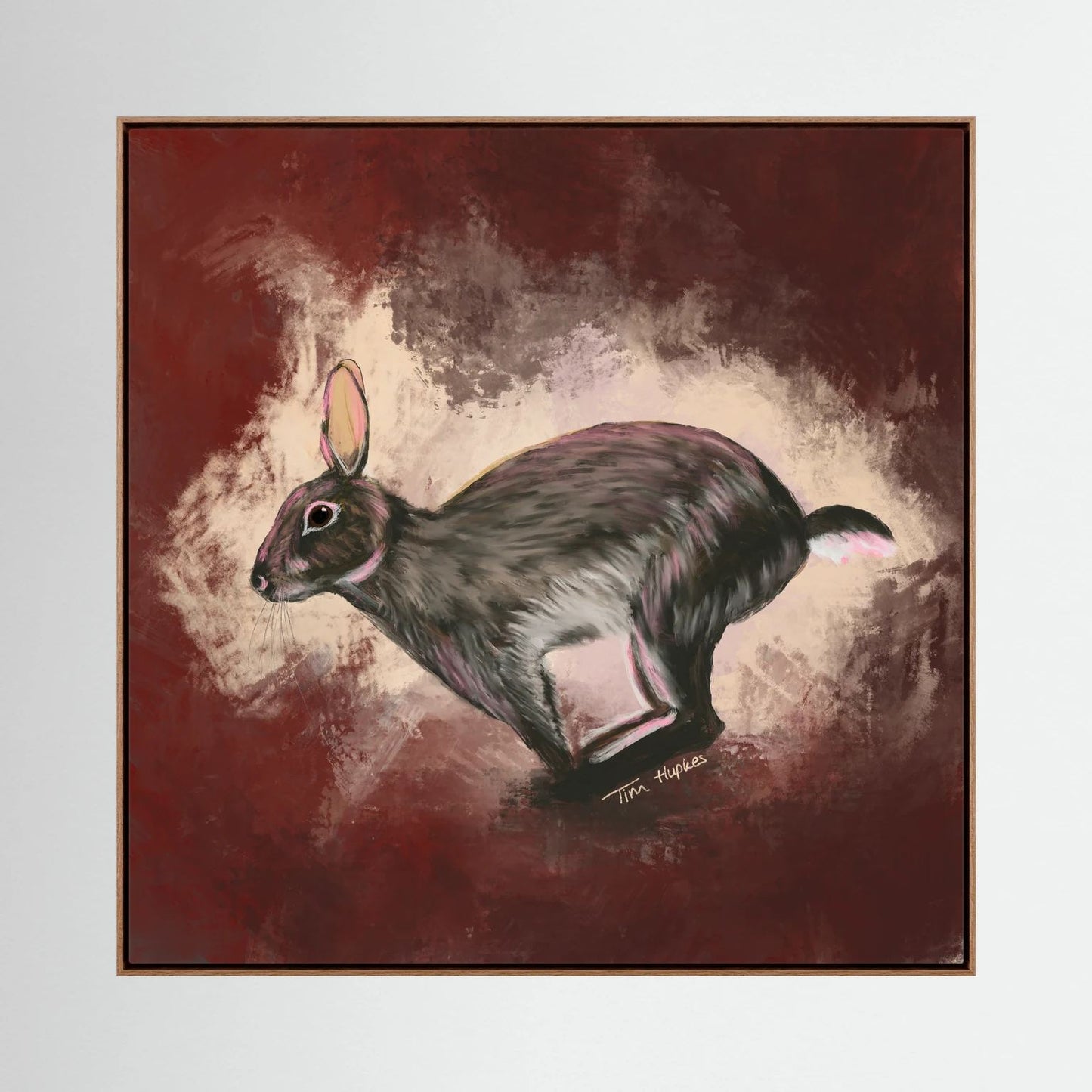 Faith the Rabbit | Canvas Print | 30 x 30
