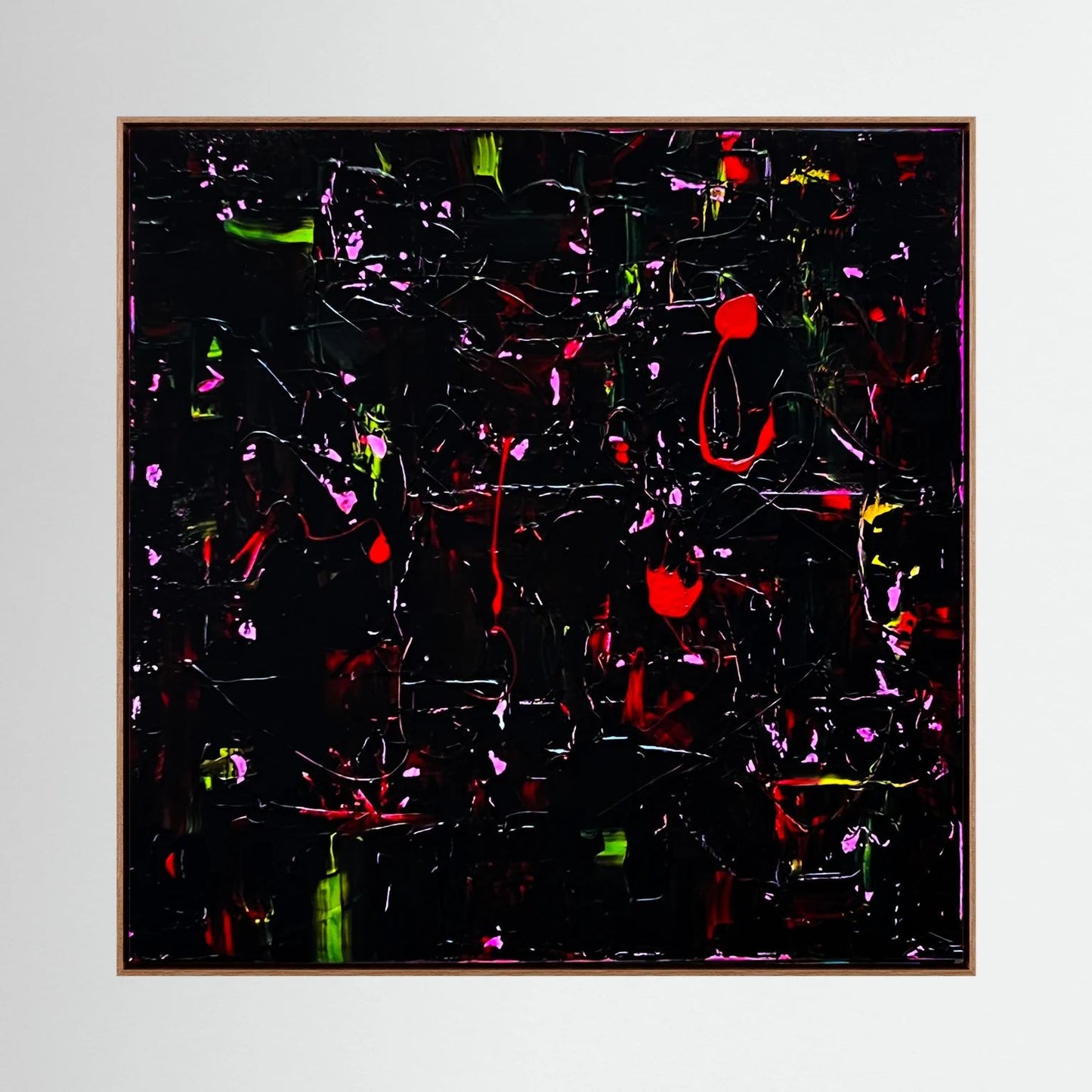 Electric Night | Canvas Print | 30 x 30