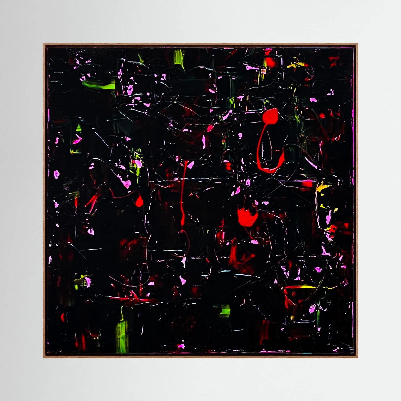 Electric Night | Canvas Print | 30 x 30