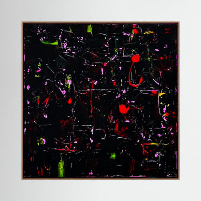 Electric Night | Canvas Print | 30 x 30
