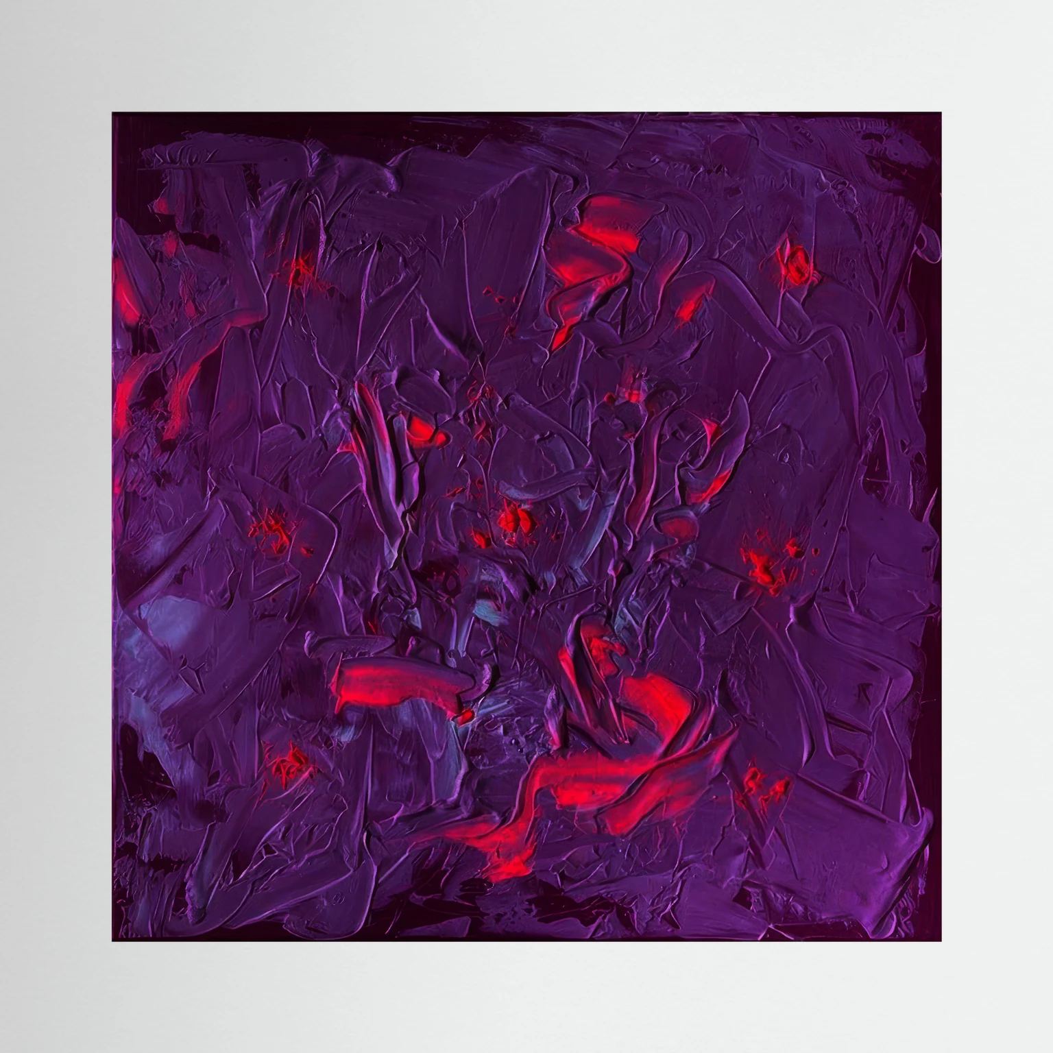 Electric Bloom | Canvas Print | 30 x 30