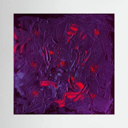 Electric Bloom | Canvas Print | 30 x 30