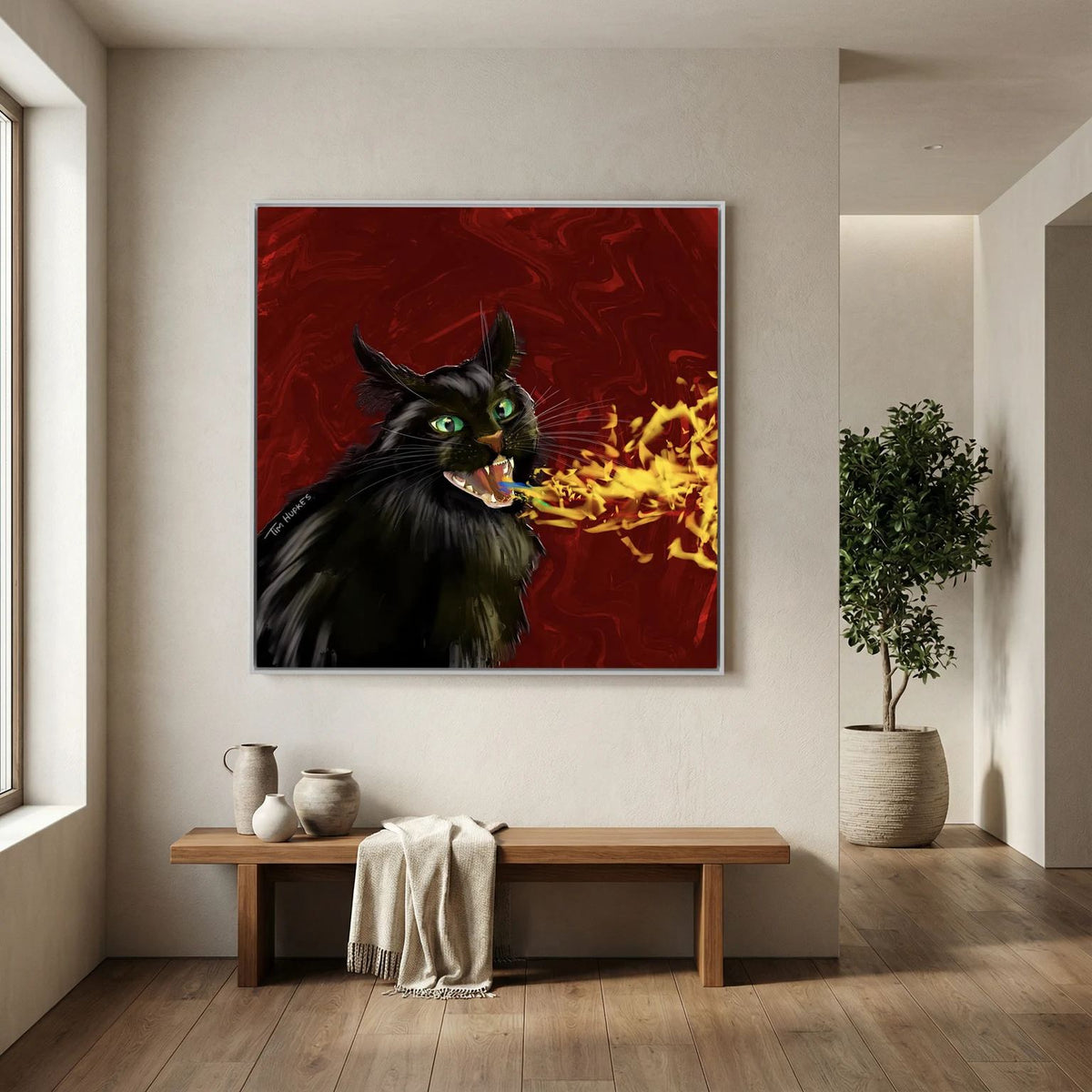 Dragon Cat | Canvas Print