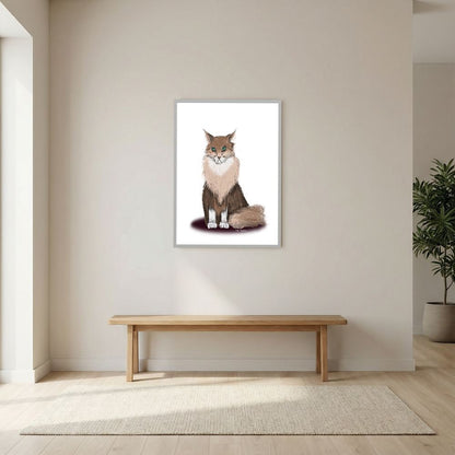 Fine Art Paper Print | Norse Kat | Grumpy Cat