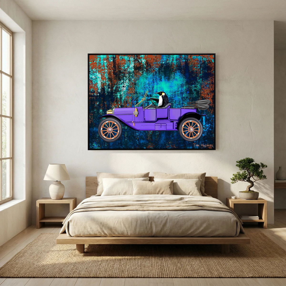 Going for a Spin (turquoise) | Canvas Print