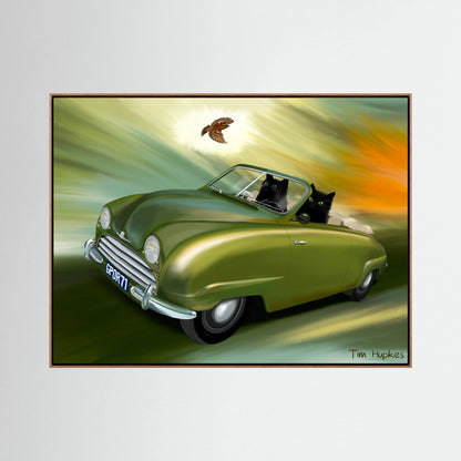 Wind in Your Fur | Canvas Print