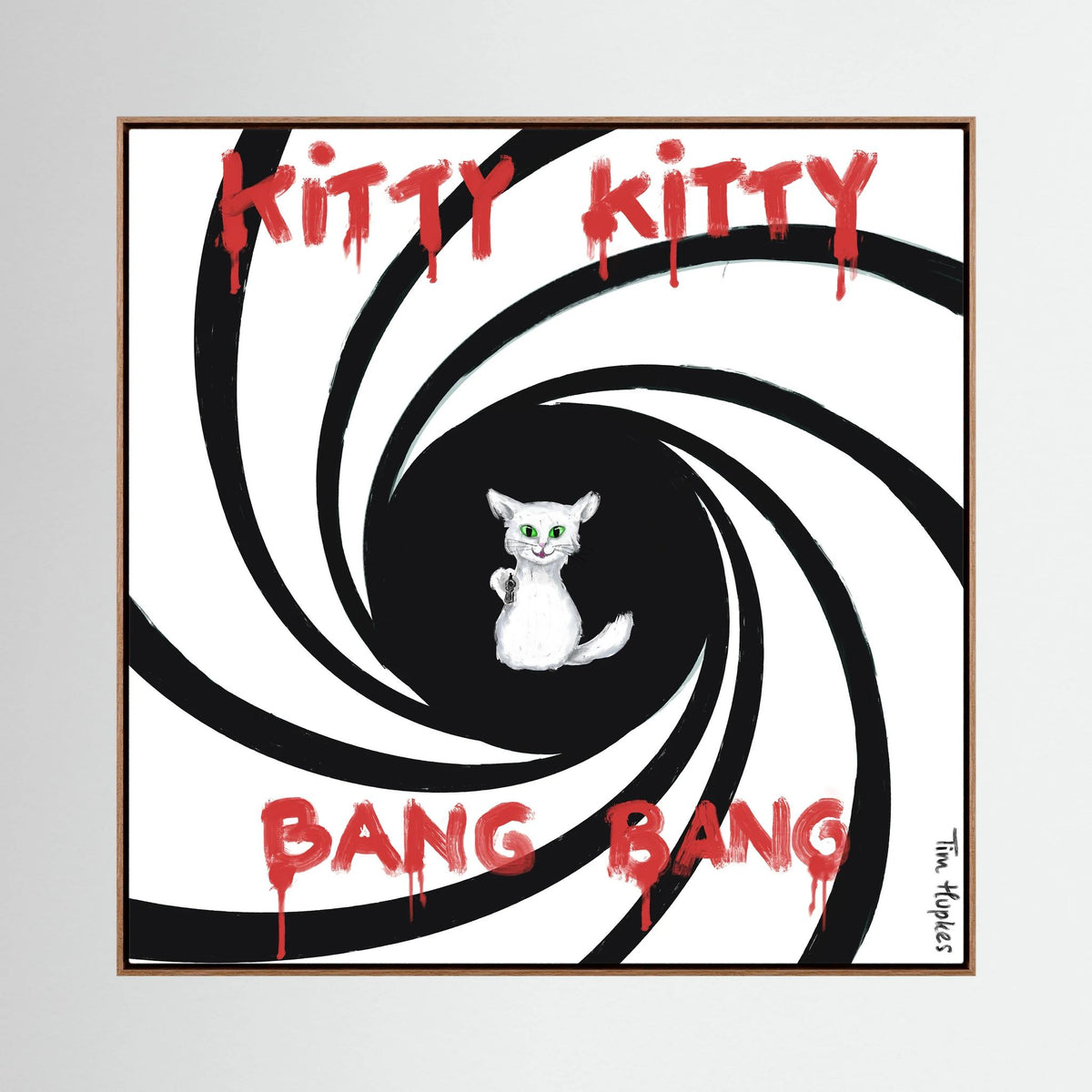 Kitty Kitty Bang Bang | Canvas Print