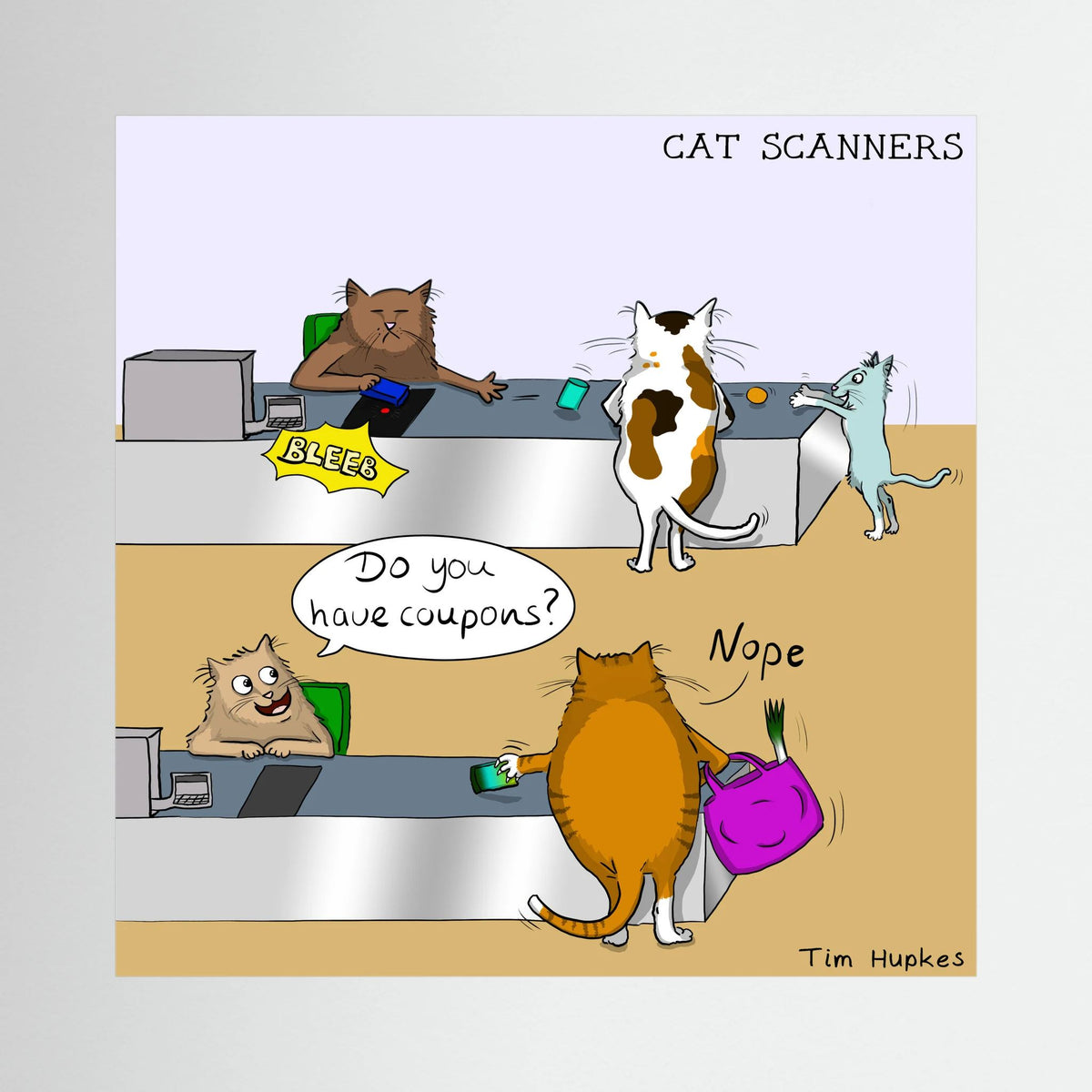 Cat Scanners | Paper Print