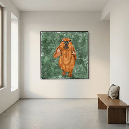 Marley the Dachshund | Canvas Print
