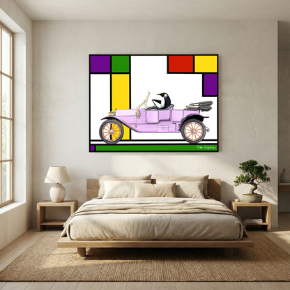 Going for a Spin (Mondriaan) | Canvas Print