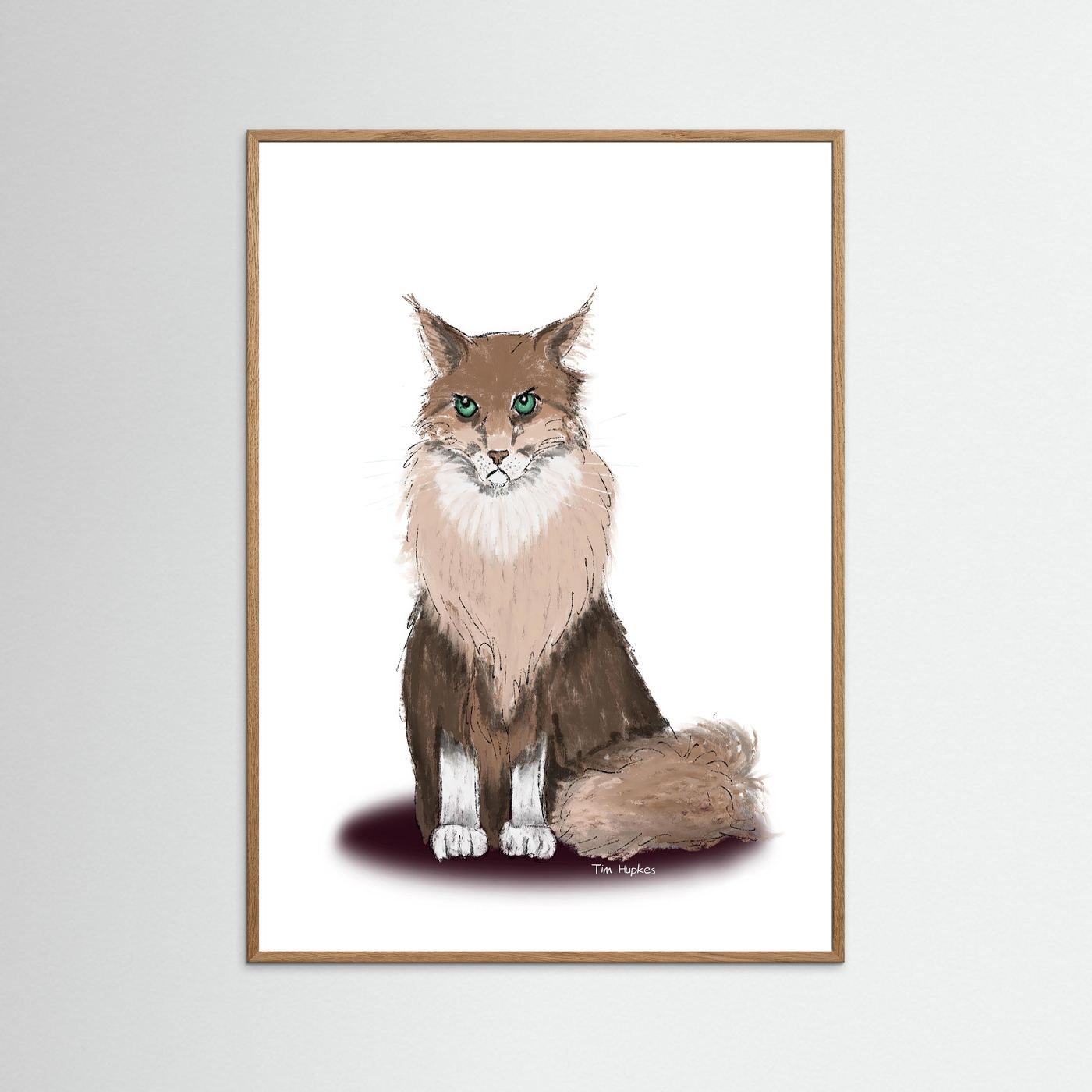 Fine Art Paper Print | Norse Kat | Grumpy Cat