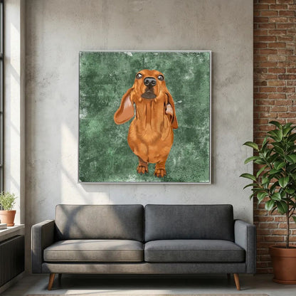 Marley the Dachshund | Canvas Print