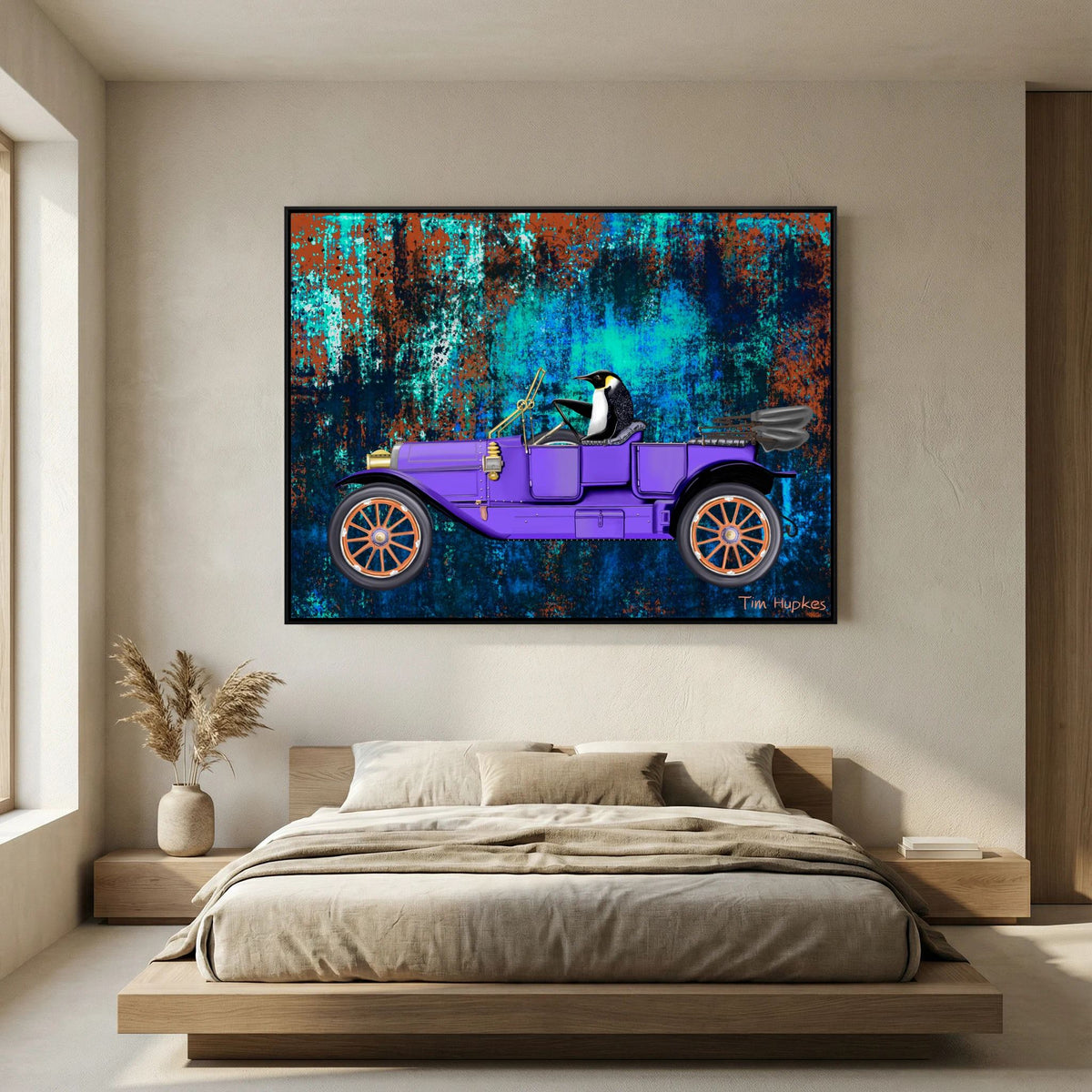 Going for a Spin (turquoise) | Canvas Print