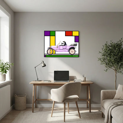 Going for a Spin (Mondriaan) | Canvas Print