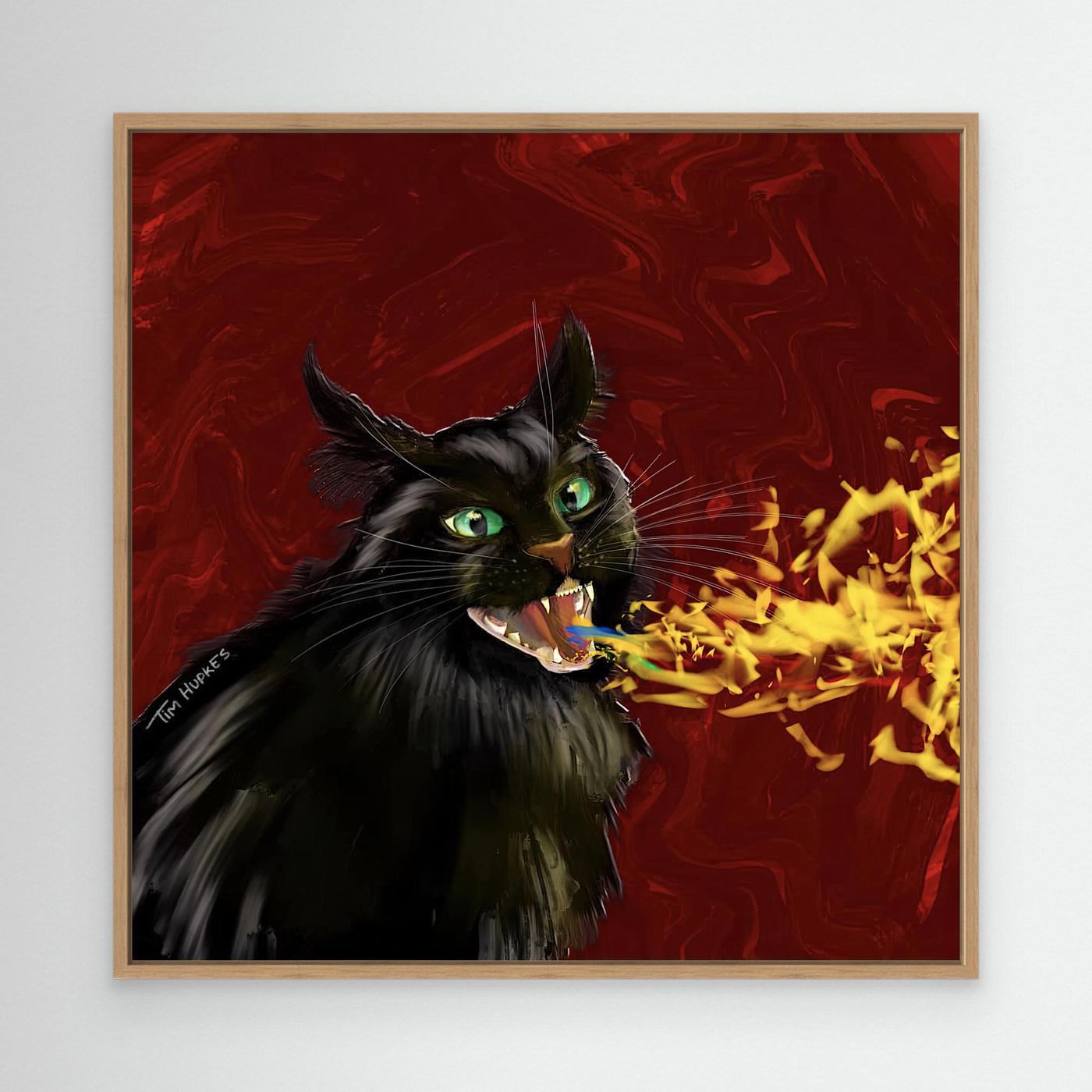 Dragon Cat | Fine Art Canvas Print