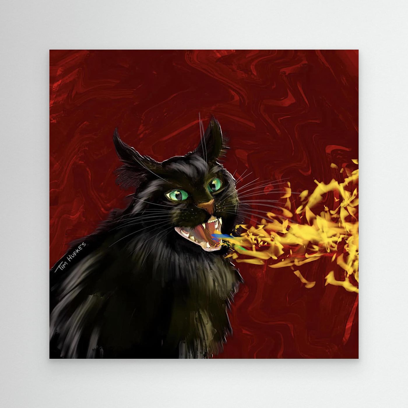 Dragon Cat | Fine Art Canvas Print