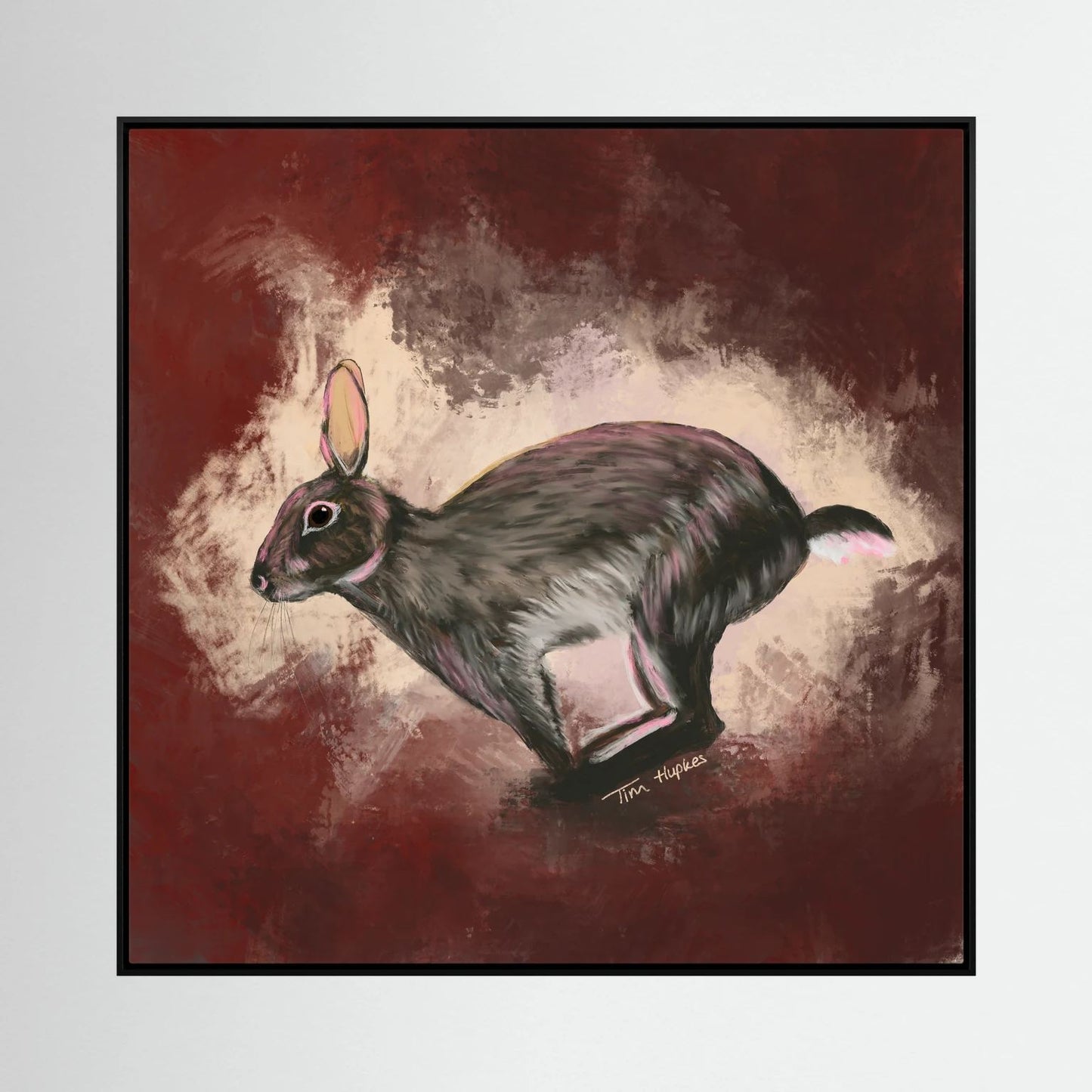 Faith the Rabbit | Canvas Print | 30 x 30