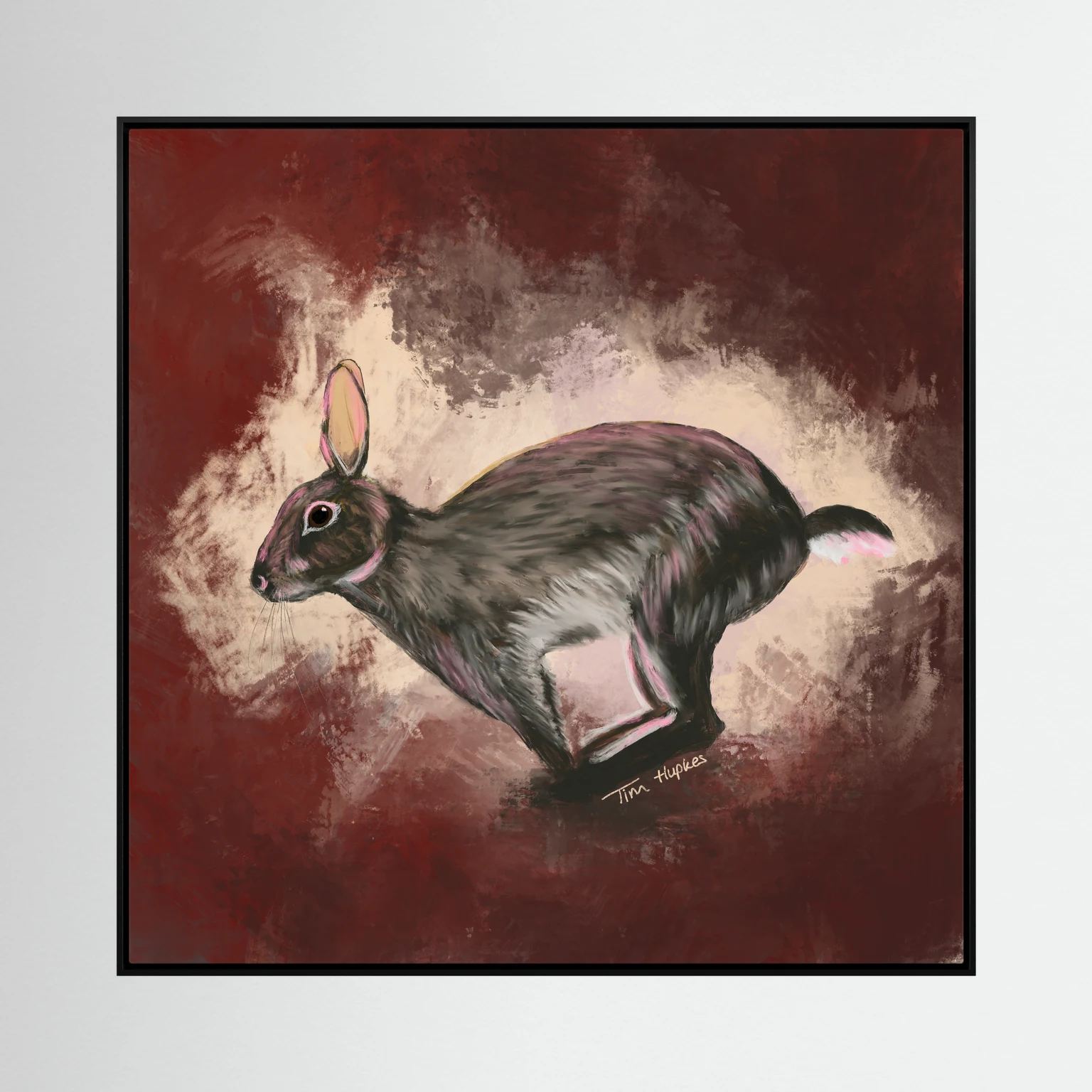 Faith the Rabbit | Canvas Print | 30 x 30