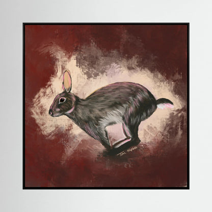 Faith the Rabbit | Canvas Print | 30 x 30