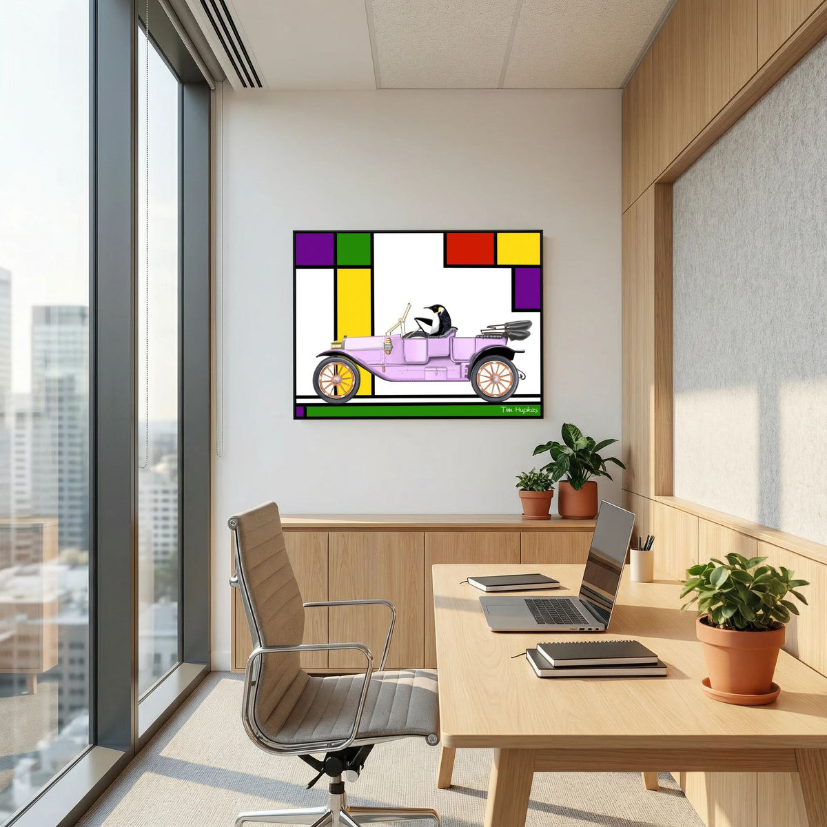 Going for a Spin (Mondriaan) | Canvas Print