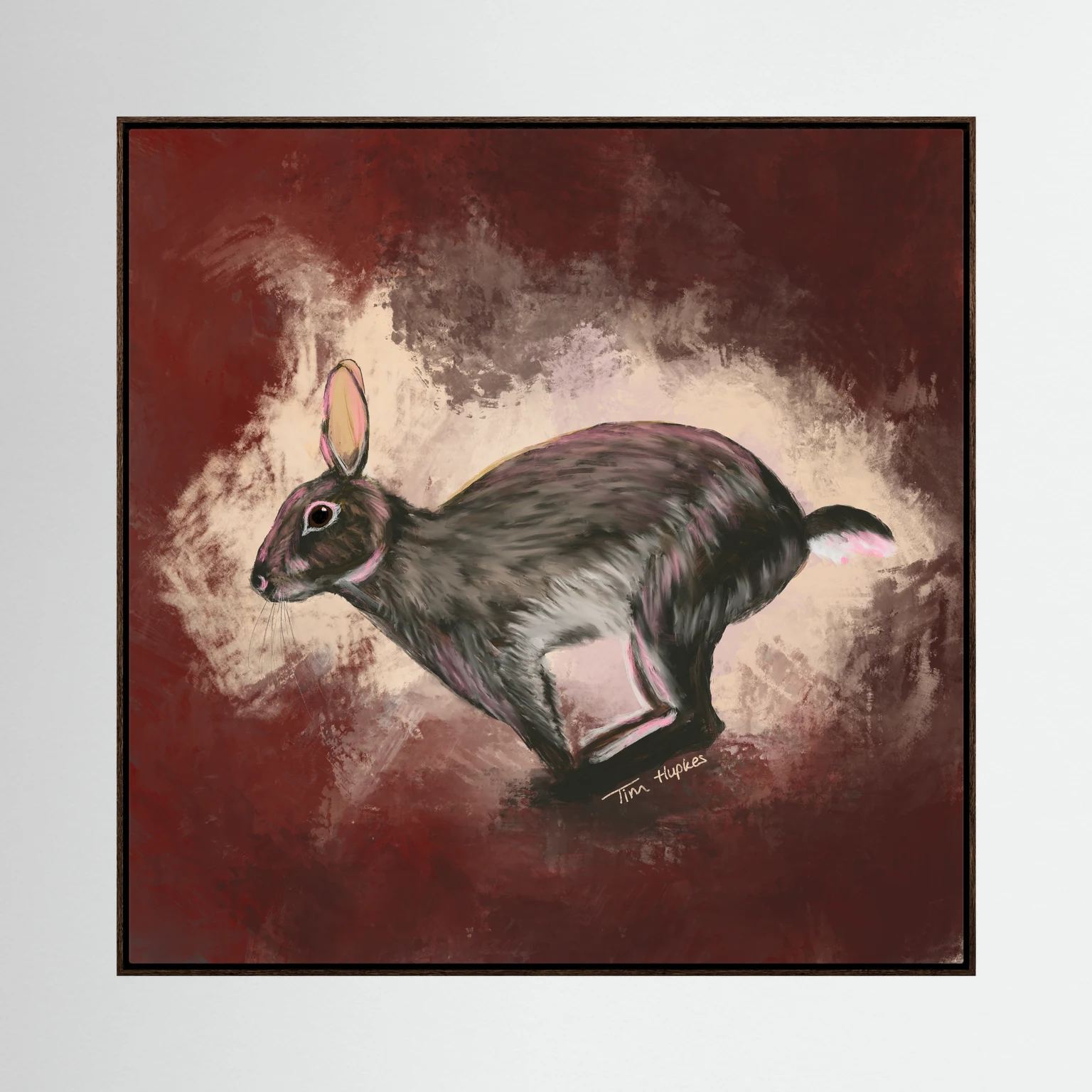 Faith the Rabbit | Canvas Print | 30 x 30