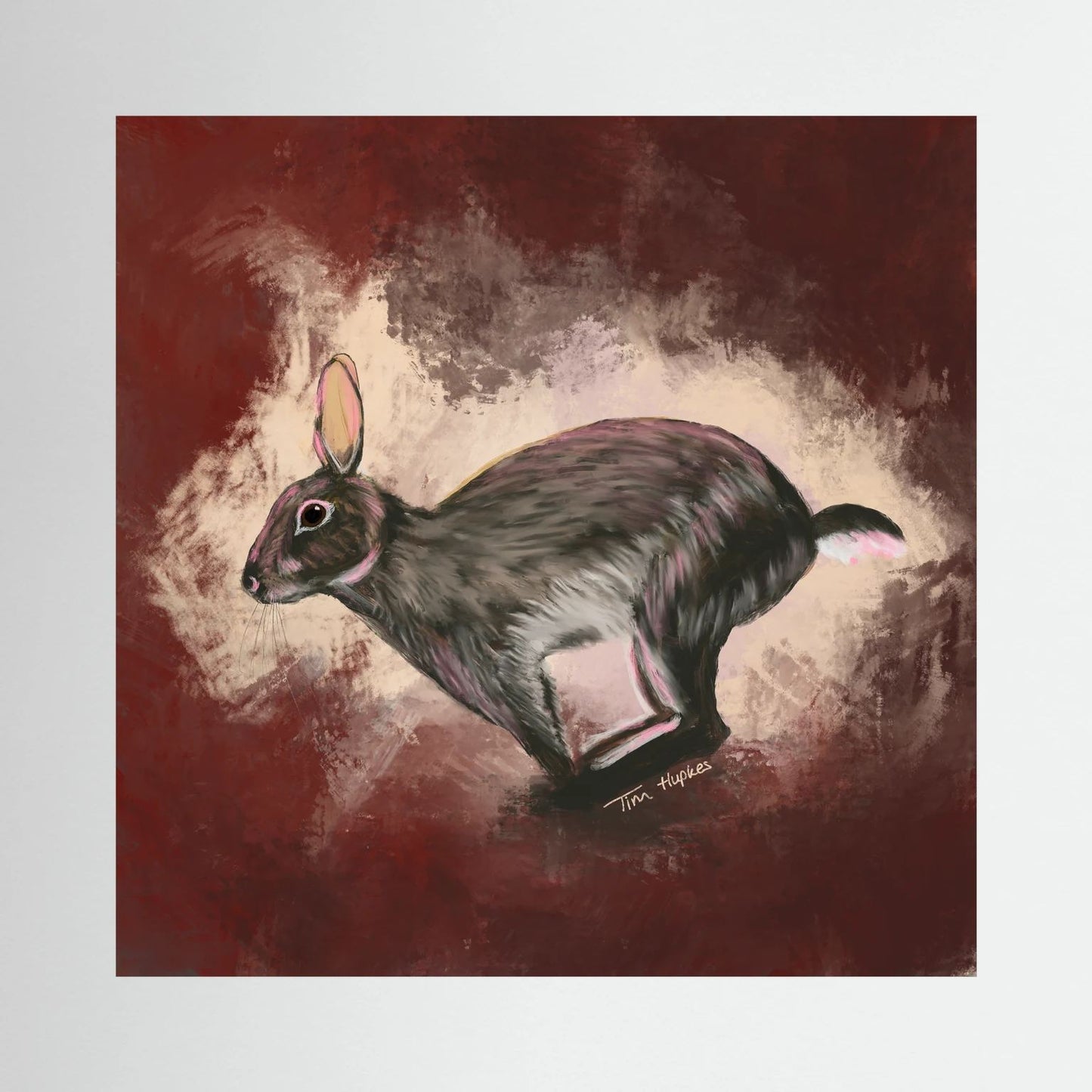 Faith the Rabbit | Canvas Print | 30 x 30