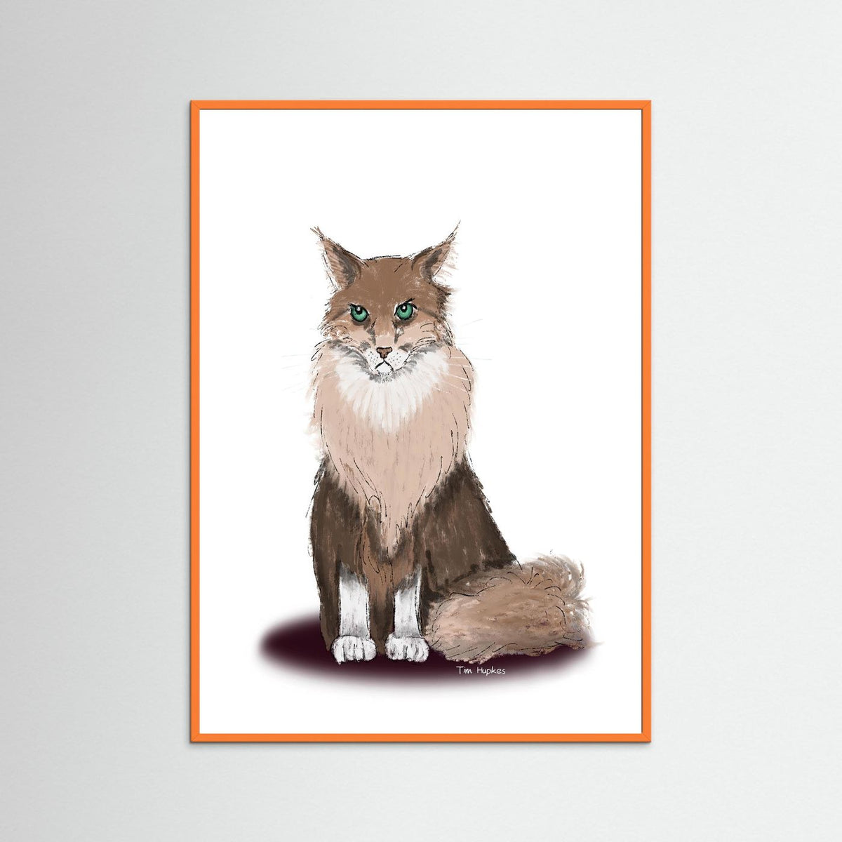 Fine Art Paper Print | Norse Kat | Grumpy Cat