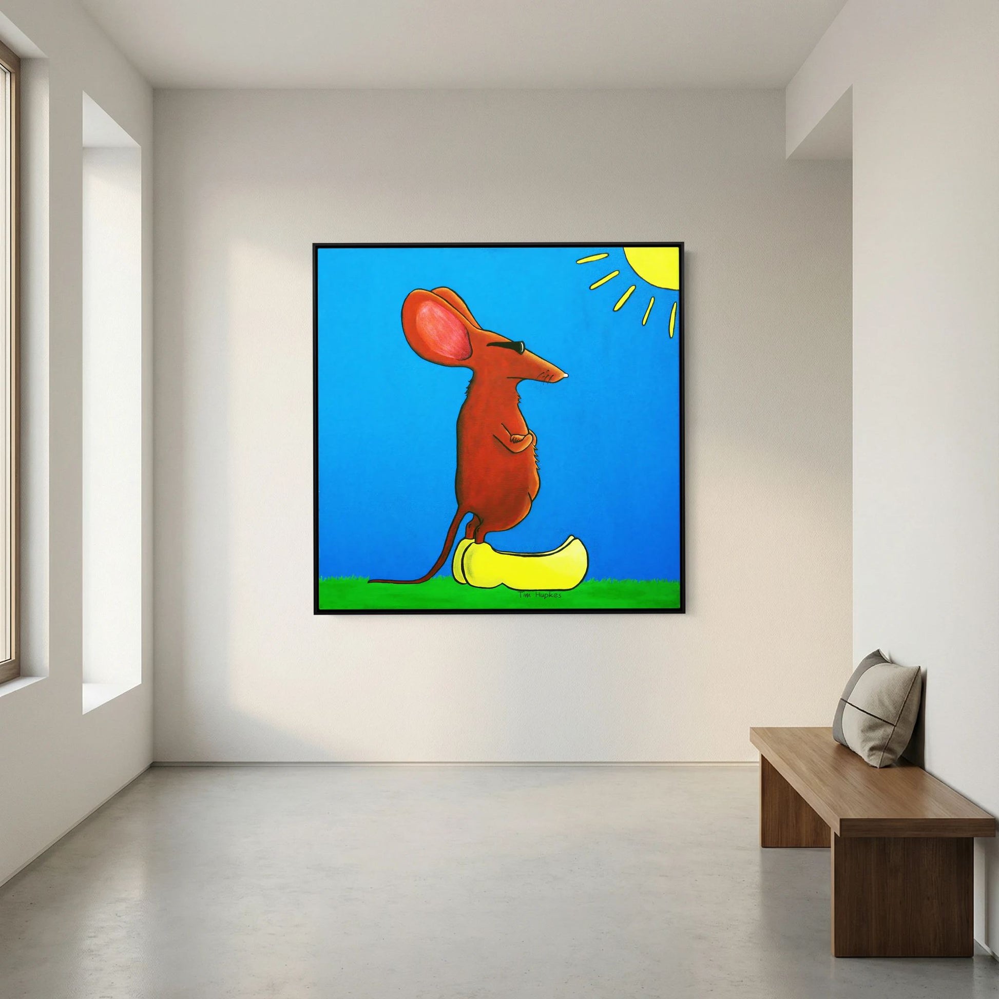 Cool Mouse on Clogs | Canvas Print