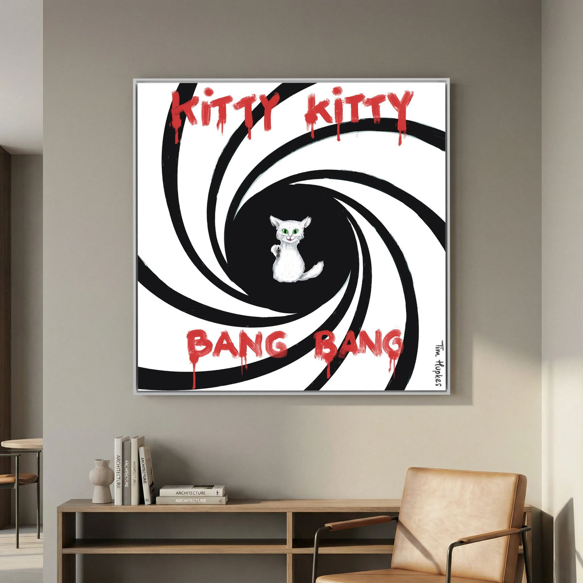 Kitty Kitty Bang Bang | Canvas Print