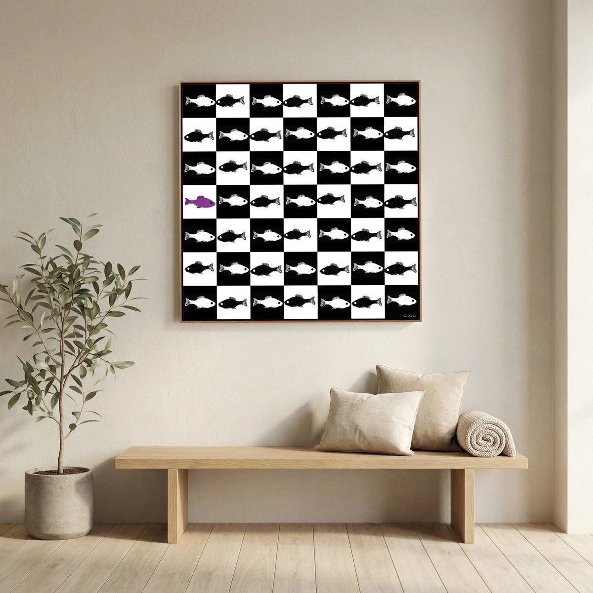 The Odd One Out | Canvas Print