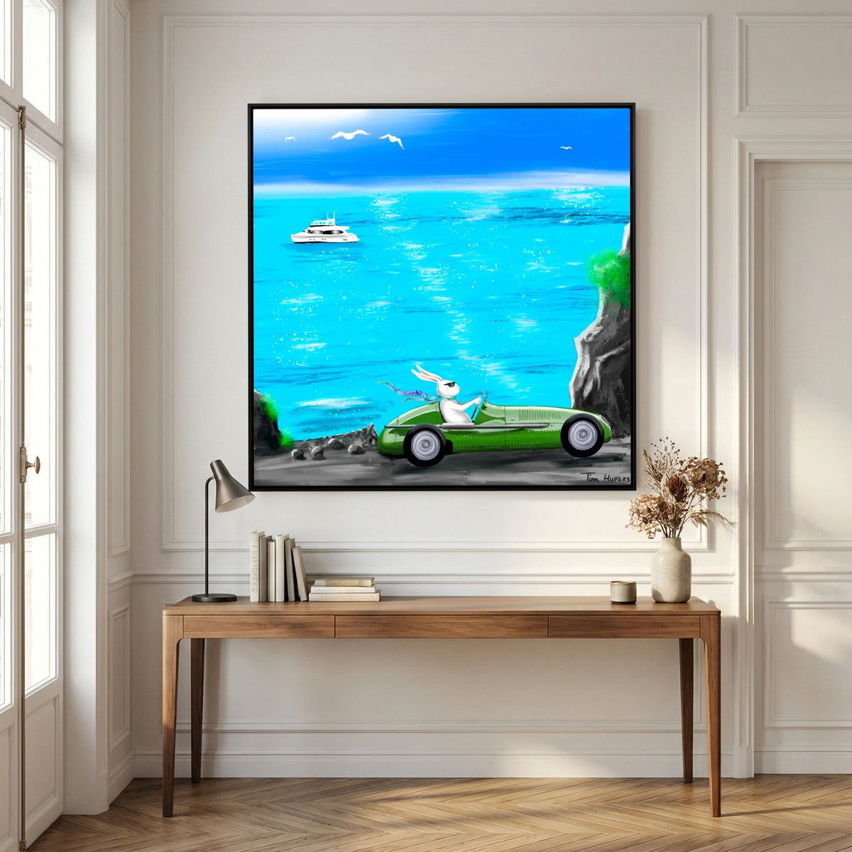 Monaco Maserati Bunny | Canvas Print