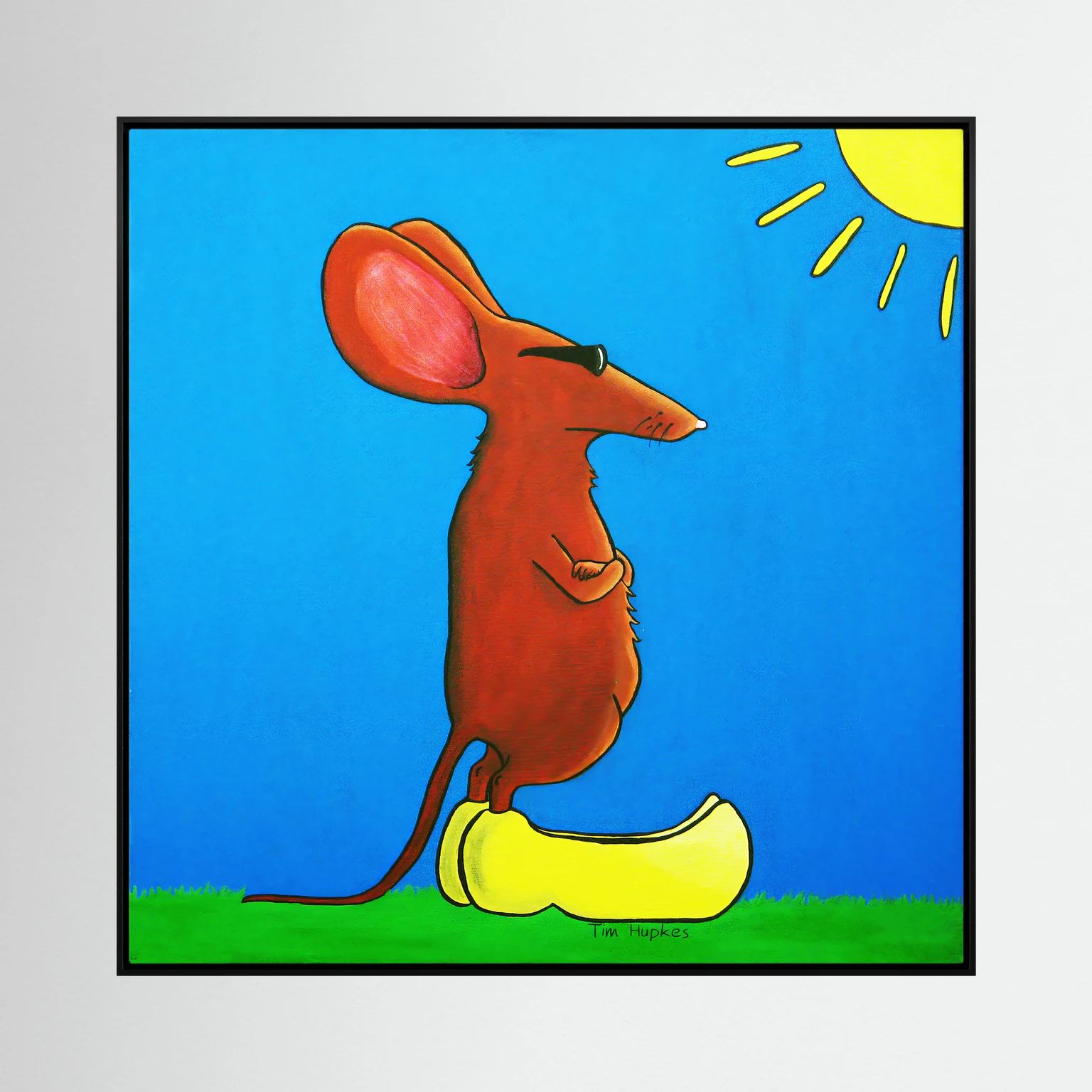 Cool Mouse | Canvas Print | 30 x 30